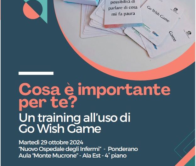 Corso “Cosa è importante per te? Un training all’uso di Go Wish Game” – Biella, 29 ottobre 2024